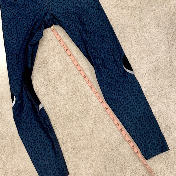 Sweaty Betty High Rise Honeycomb Navy Leggings - Picture 11 of 15